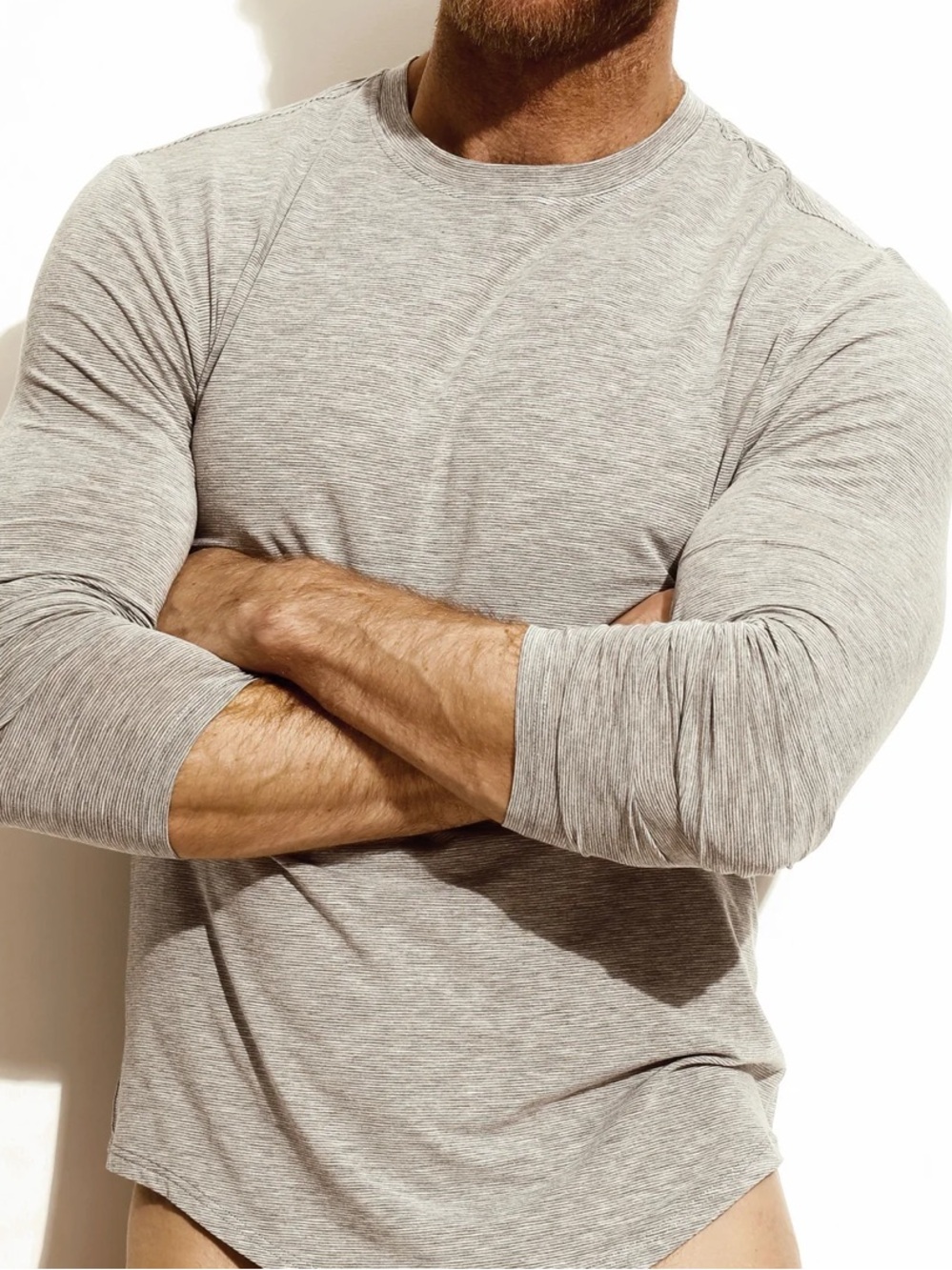 Charlie By Matthew Zink Classic Featherweight Long-Sleeve Crew